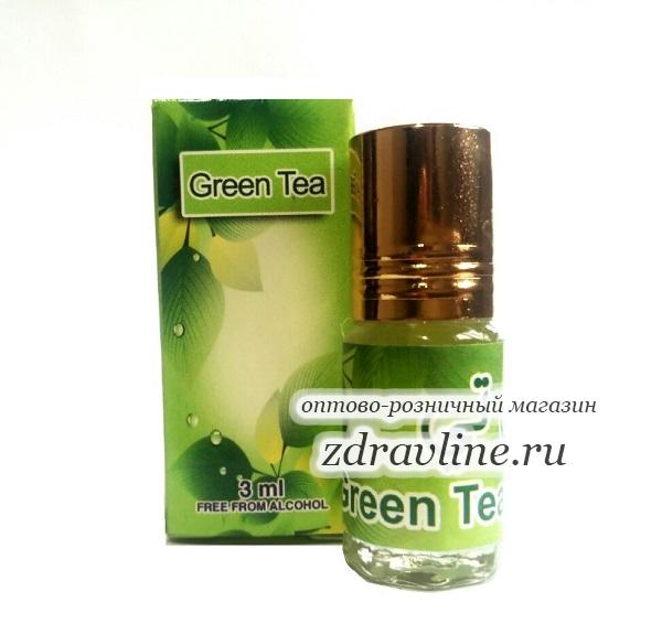 Масляные духи Green Tea /  Грин Ти от Zahra,  3 мл