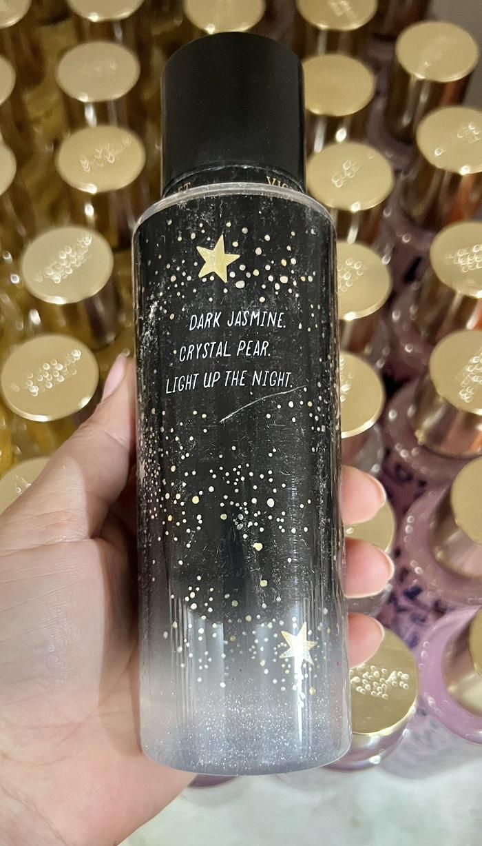Парфюмированный спрей мист для тела Victoria Secret Dark Jasmin Crystal Pear Light up the Night 250 мл