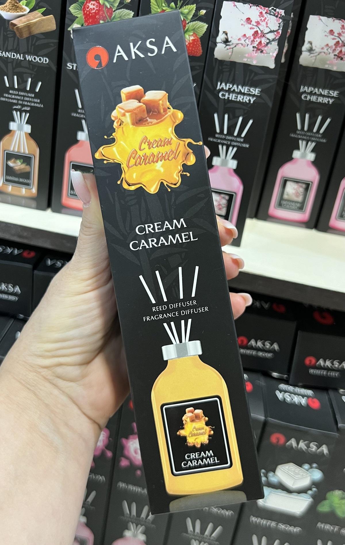 Ароматический диффузор для дома Крем Карамель Cream Caramel Aksa 100 мл