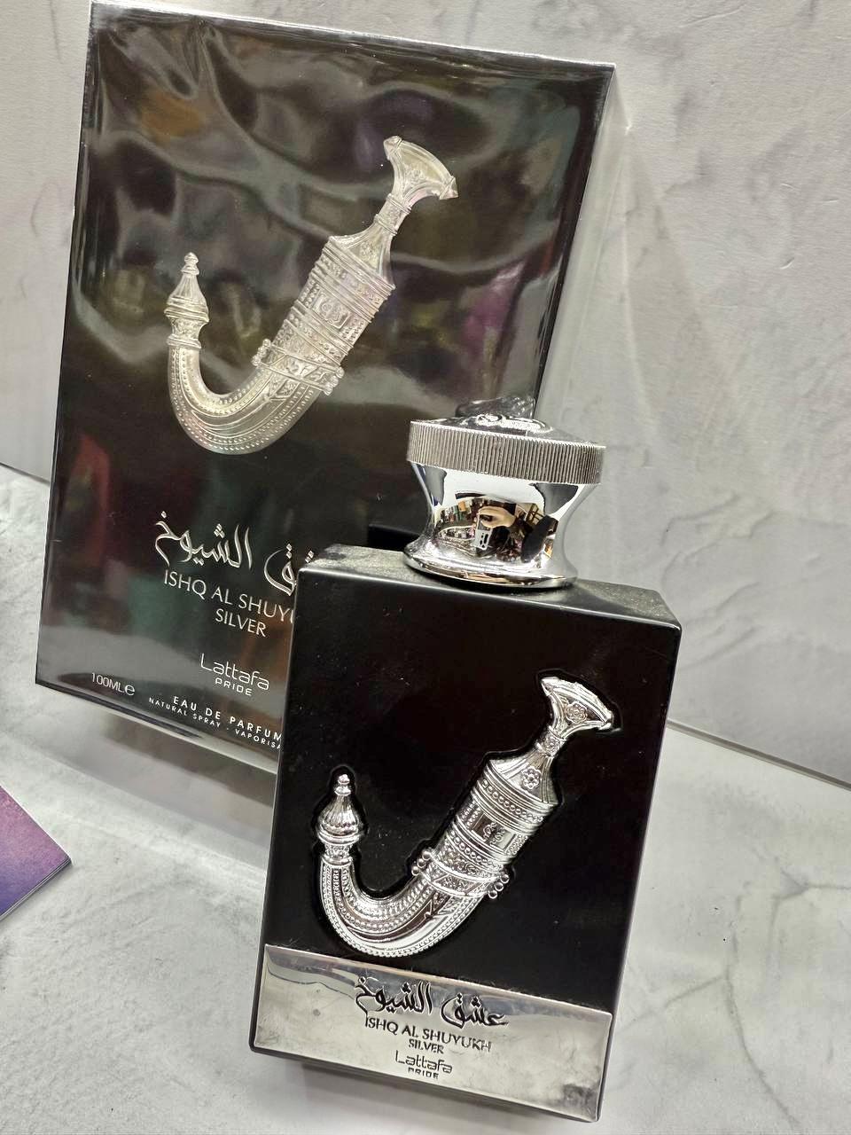 Духи Ишк Аль Шуюх Сильвер Латафа Парфюм Ishq Al Shuyukh Silver Lattafa Perfumes