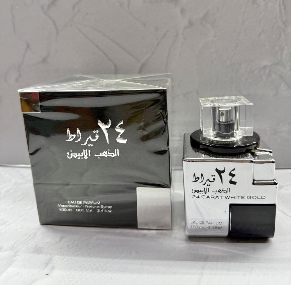 Духи 24 Карат Белое Золото Латафа Парфюм 24 Carat White Gold Lattafa Perfumes