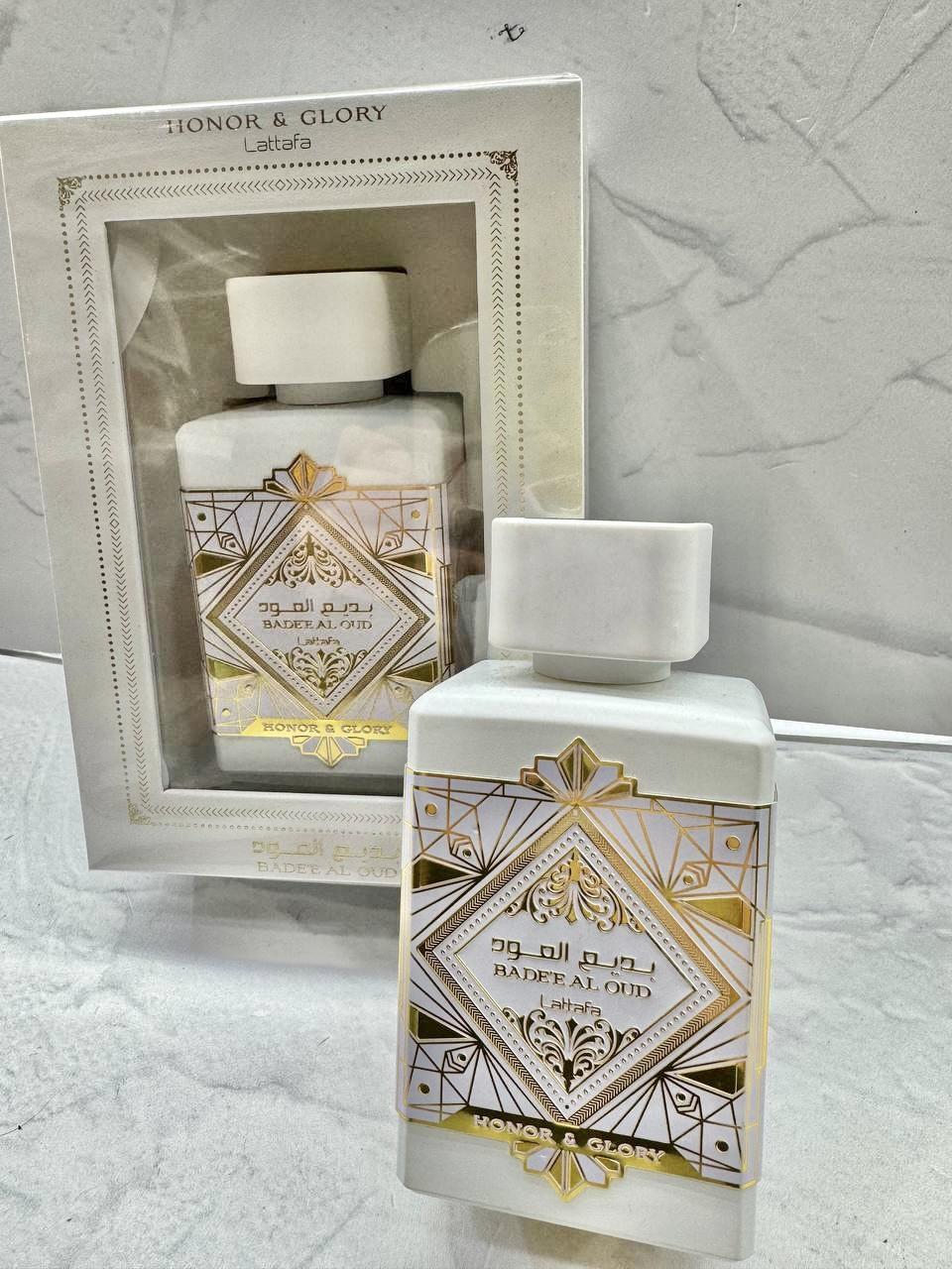 Духи Баде Аль Уд Хонор и Глори Латафа Парфюм Bade'e Al Oud Honor & Glory Lattafa Perfumes
