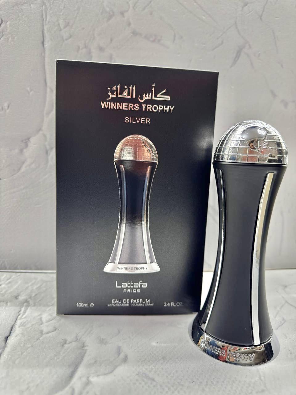 Духи Winners Trophy Silver Lattafa Perfumes Серебряный Приз Победителя Латафа Парфюм
