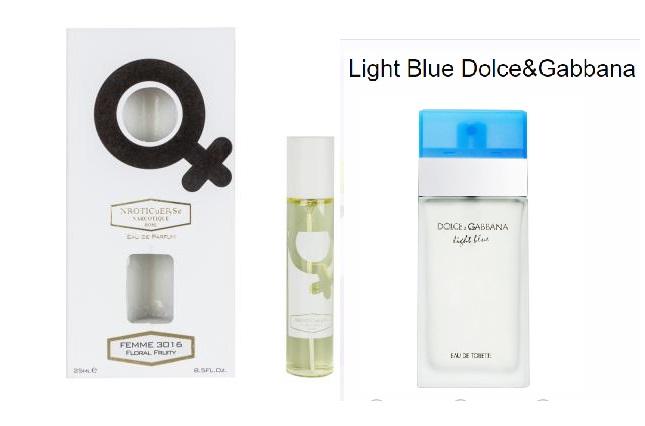 Духи NARKOTIC ROSE & VIP 3016 Дольче Габбана Лайт Блу Dolce & Gabbana Light Blue 25 мл