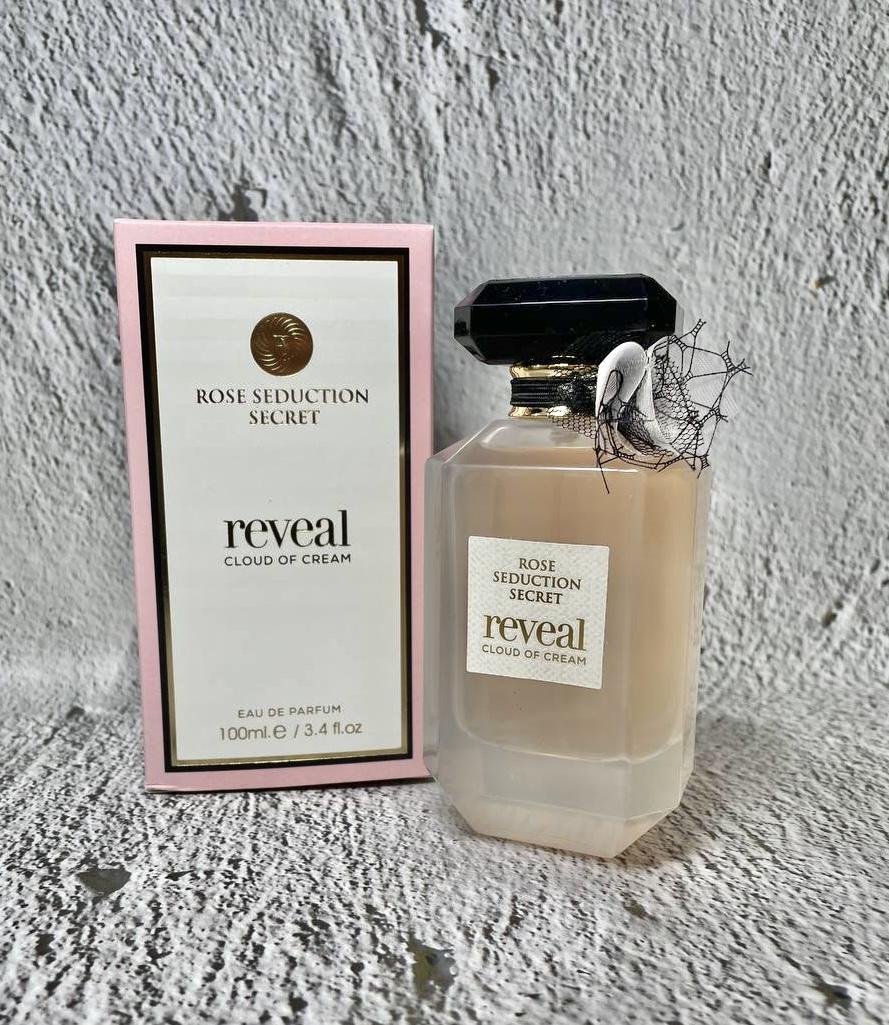 Духи Rose Seduction Secret Reveal Cloud Of Crème Fragrance World Роза Седакшн Секрет Раскройте Облако Крема ОАЭ 100 мл