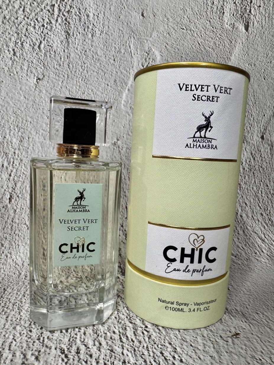Духи Chic Velvet Vert Secret Maison Alhambra Шик Вельвет Верт Секрет Мейсон Альгамбра 100 мл