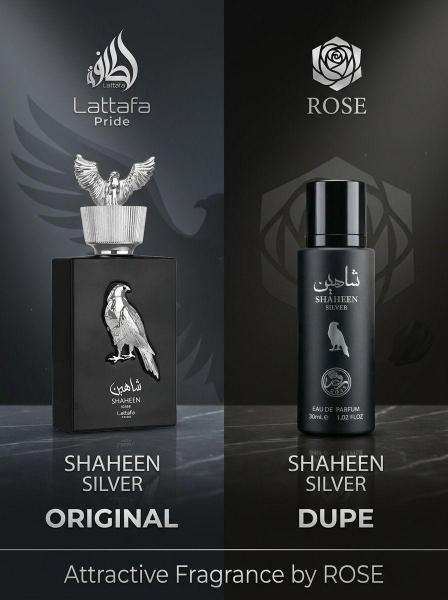 Духи Shaheen Silver Rose Шахин Сильвер Латафа Shaheen Silver Lattafa 30 мл (ОАЭ)