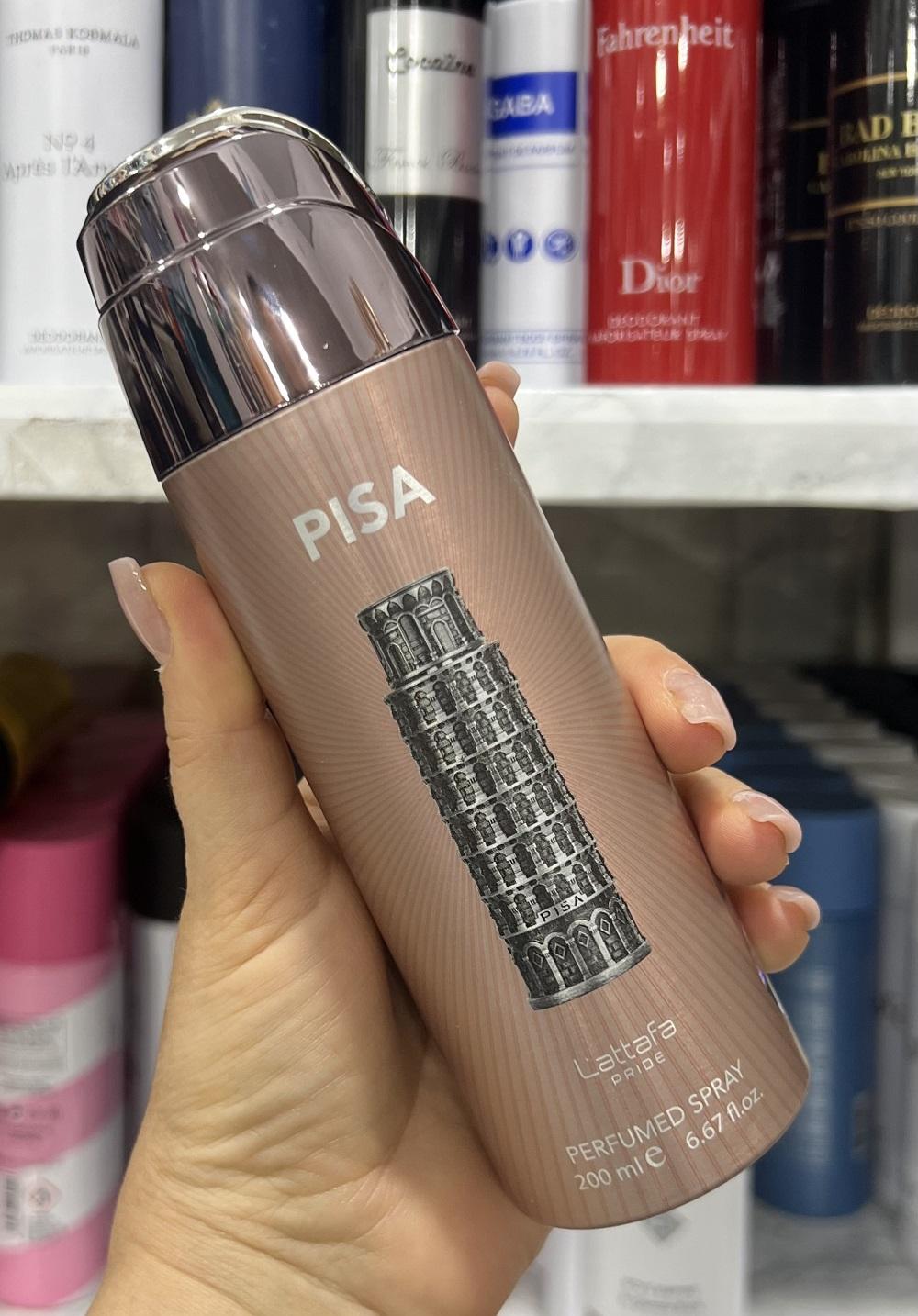 Дезодорант Pisa Lattafa Perfumes Пиза Латтафа Парфюм 200 мл