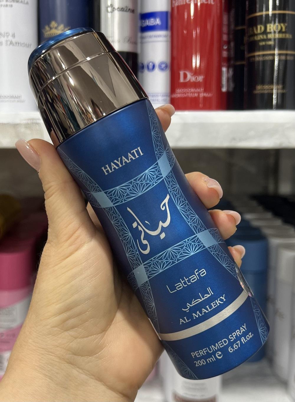 Дезодорант Lattafa Hayaati Al Maleky Латтафа Хаяти Аль Малеки 200 мл